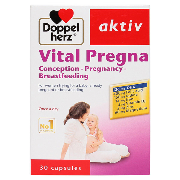 Vitamin tổng hợp Doppelherz bổ sung Axit Folic, vitamin và khoáng chất cần thiết