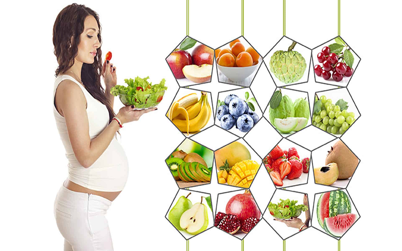 Chế độ dinh dưỡng cho bà bầu 3 tháng đầu nên tăng cường trái cây và rau củ