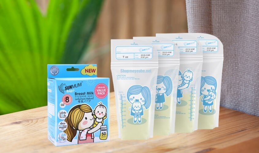 Túi trữ sữa 150ml Sunmum