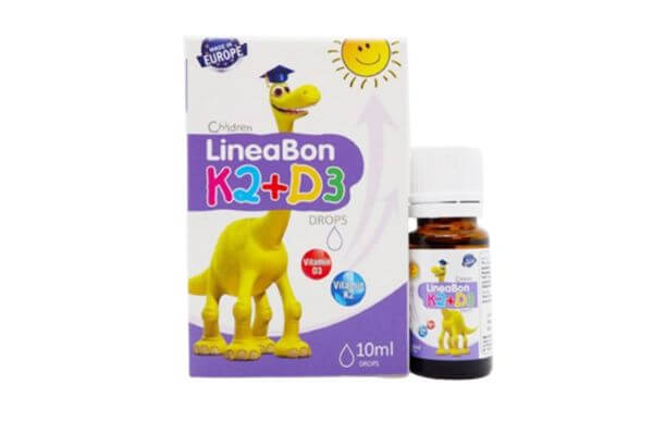 Vitamin D3K2 LineaBon Drops giúp xương và răng chắc khỏe