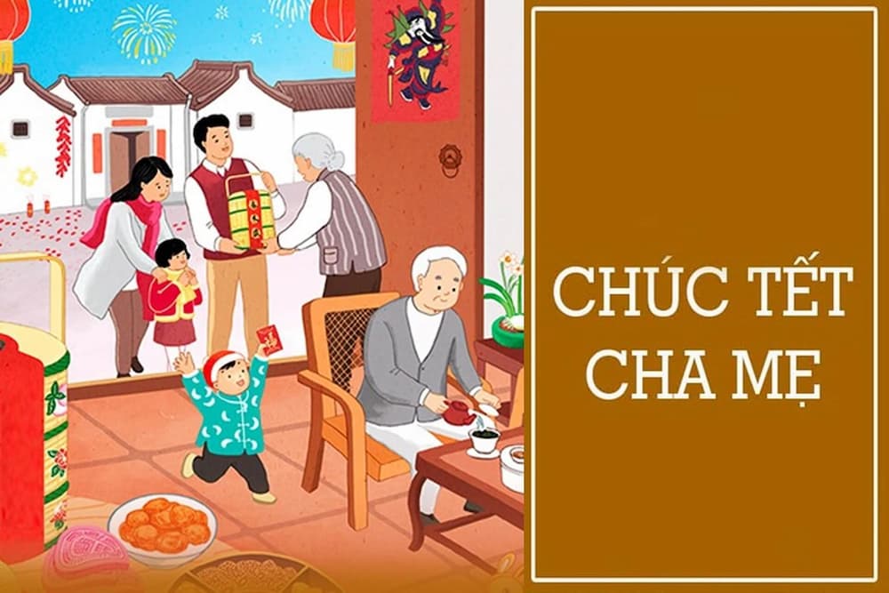 Lời chúc tết dành cho bố mẹ