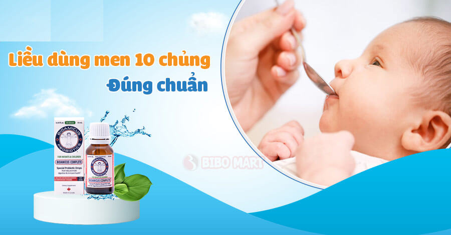 Men 10 chủng uống khi nào? Hướng dẫn sử dụng men 10 chủng BioAmicus