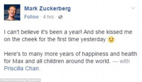 Luôn cho con gái mặc áo xanh và dụng ý không ngờ của ông chủ Facebook 1